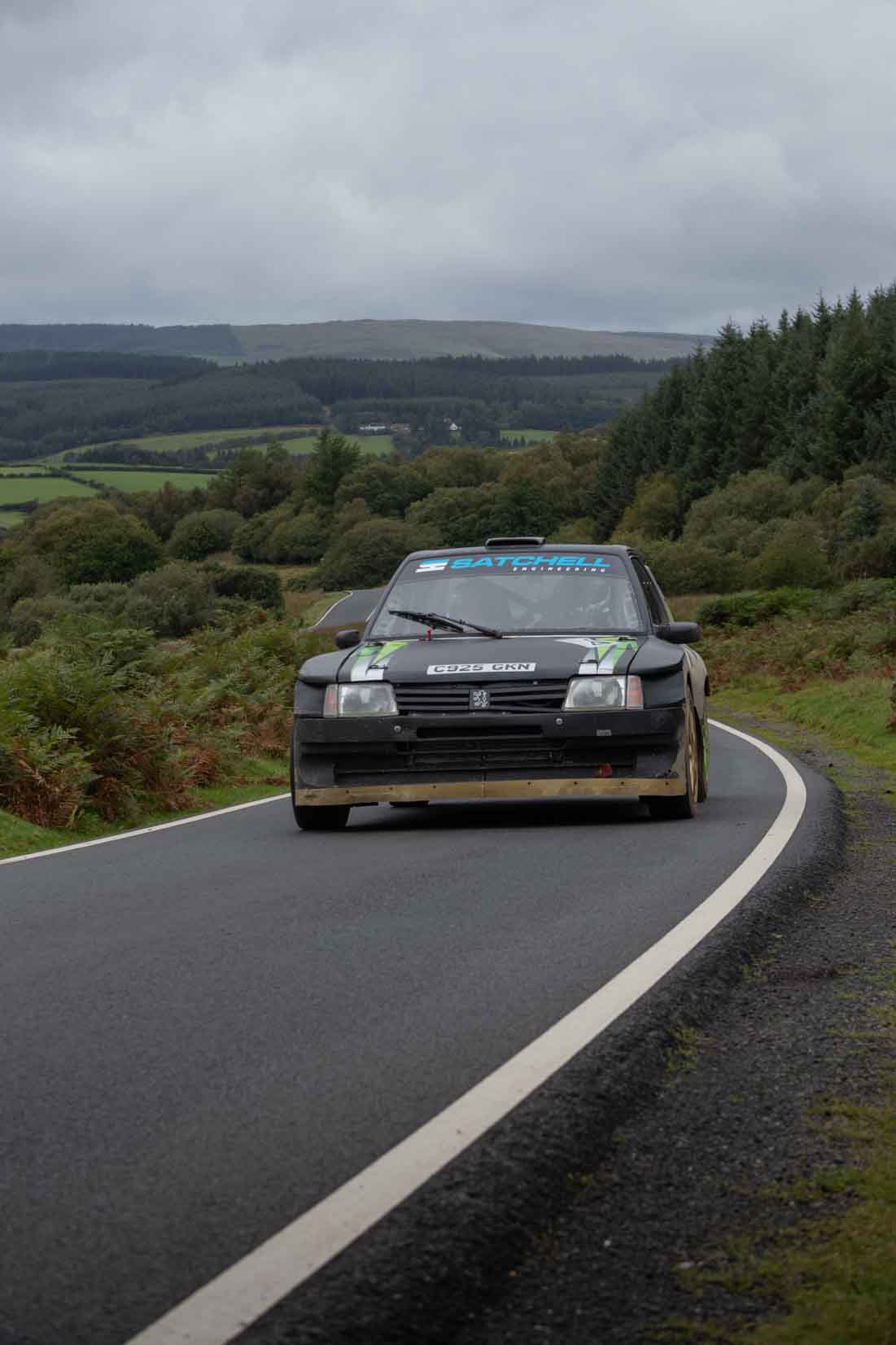 Old Forge Garage Mewla Rally 2023 Rally Event Mewla 10 special stage rally event at the Mynydd Epynt MOD military range in Wales