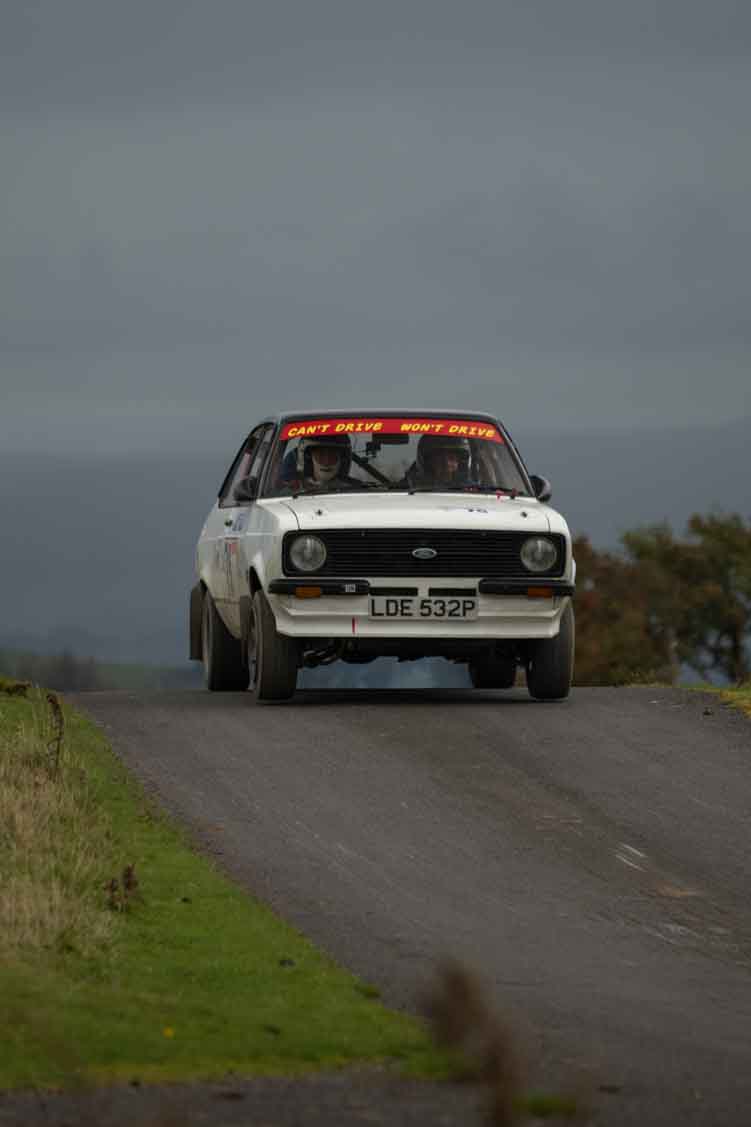 Old Forge Garage Mewla Rally 2023 Rally Event Mewla 10 special stage rally event at the Mynydd Epynt MOD military range in Wales