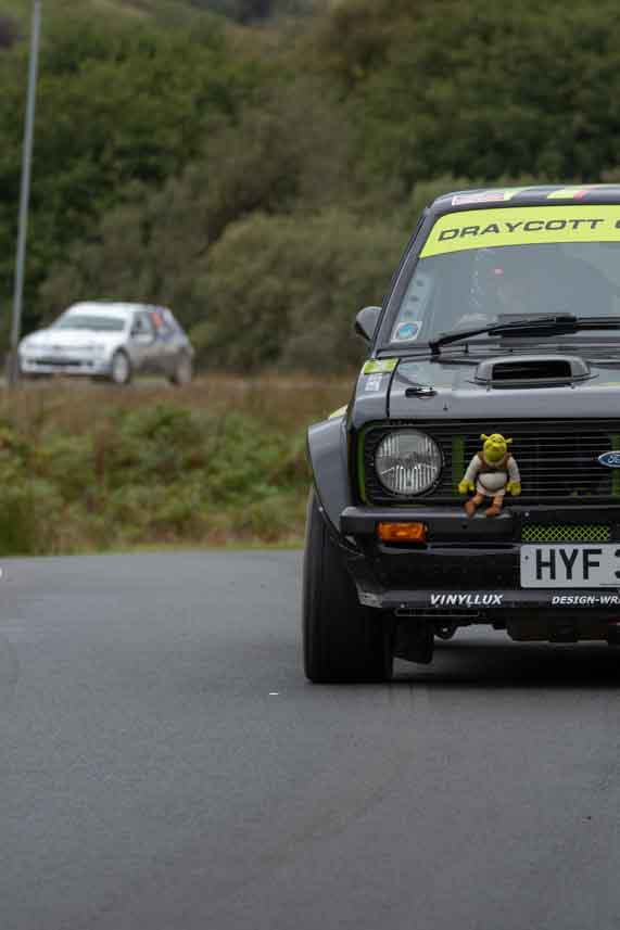 Old Forge Garage Mewla Rally 2023 Rally Event Mewla 10 special stage rally event at the Mynydd Epynt MOD military range in Wales