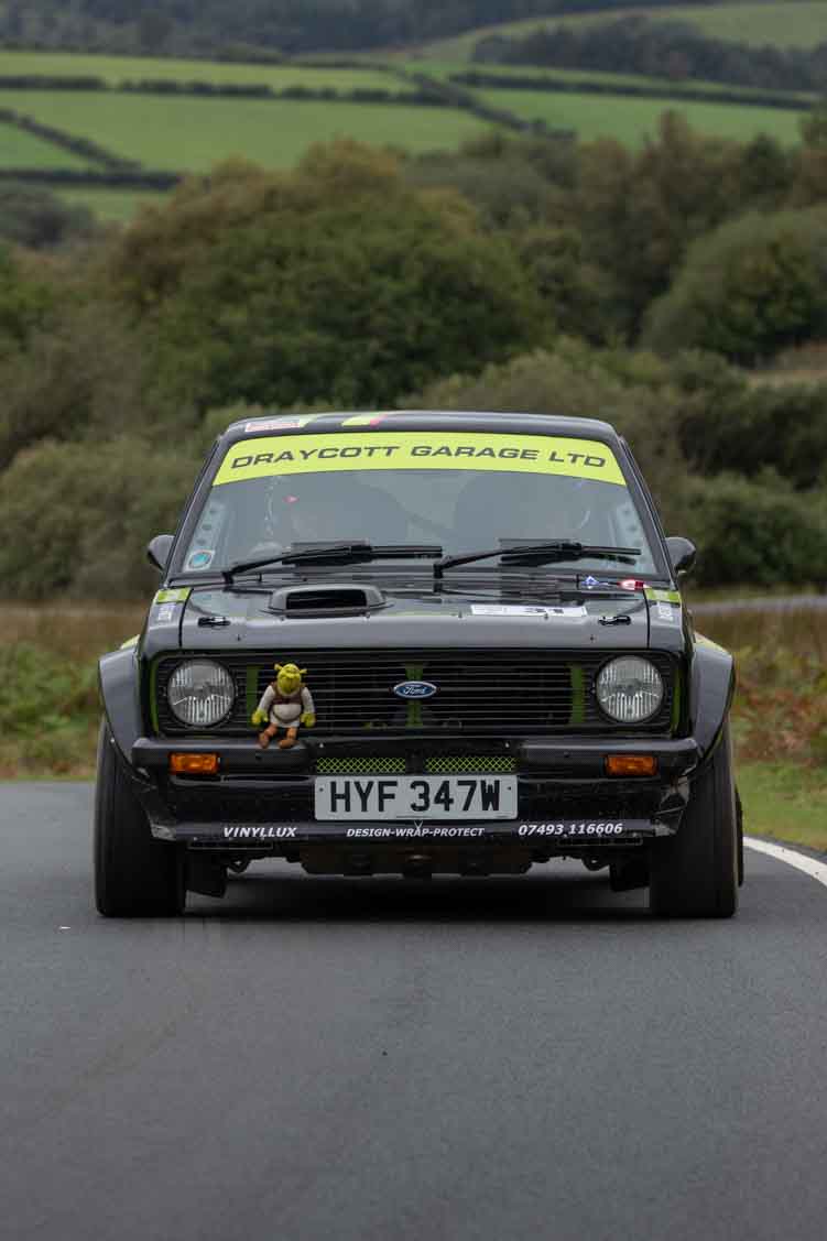 Old Forge Garage Mewla Rally 2023 Rally Event Mewla 10 special stage rally event at the Mynydd Epynt MOD military range in Wales