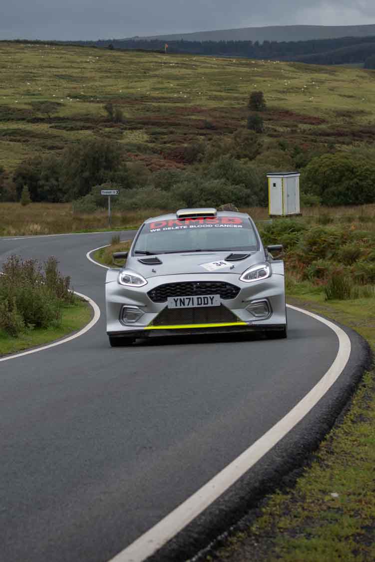 Old Forge Garage Mewla Rally 2023 Rally Event Mewla 10 special stage rally event at the Mynydd Epynt MOD military range in Wales