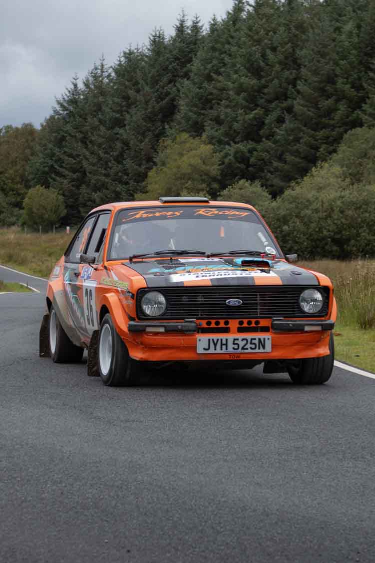 Old Forge Garage Mewla Rally 2023 Rally Event Mewla 10 special stage rally event at the Mynydd Epynt MOD military range in Wales