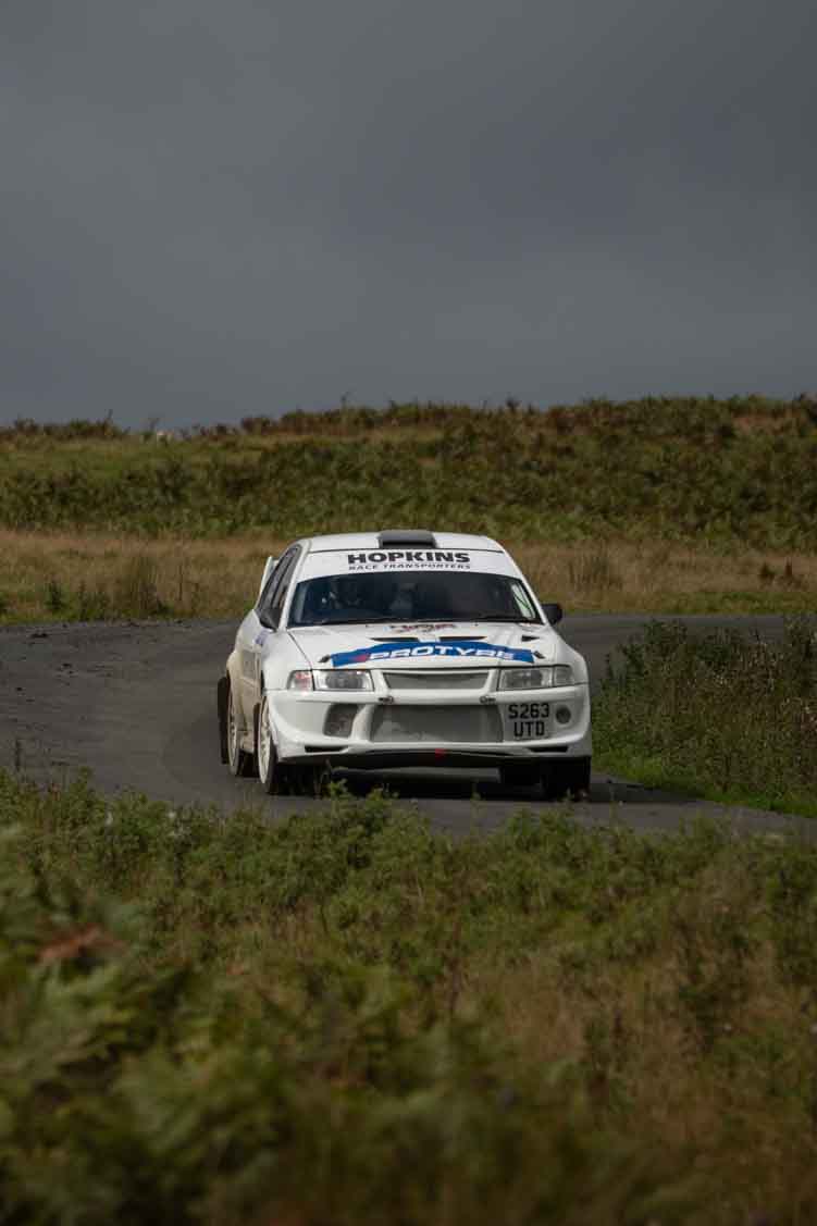 Old Forge Garage Mewla Rally 2023 Rally Event Mewla 10 special stage rally event at the Mynydd Epynt MOD military range in Wales