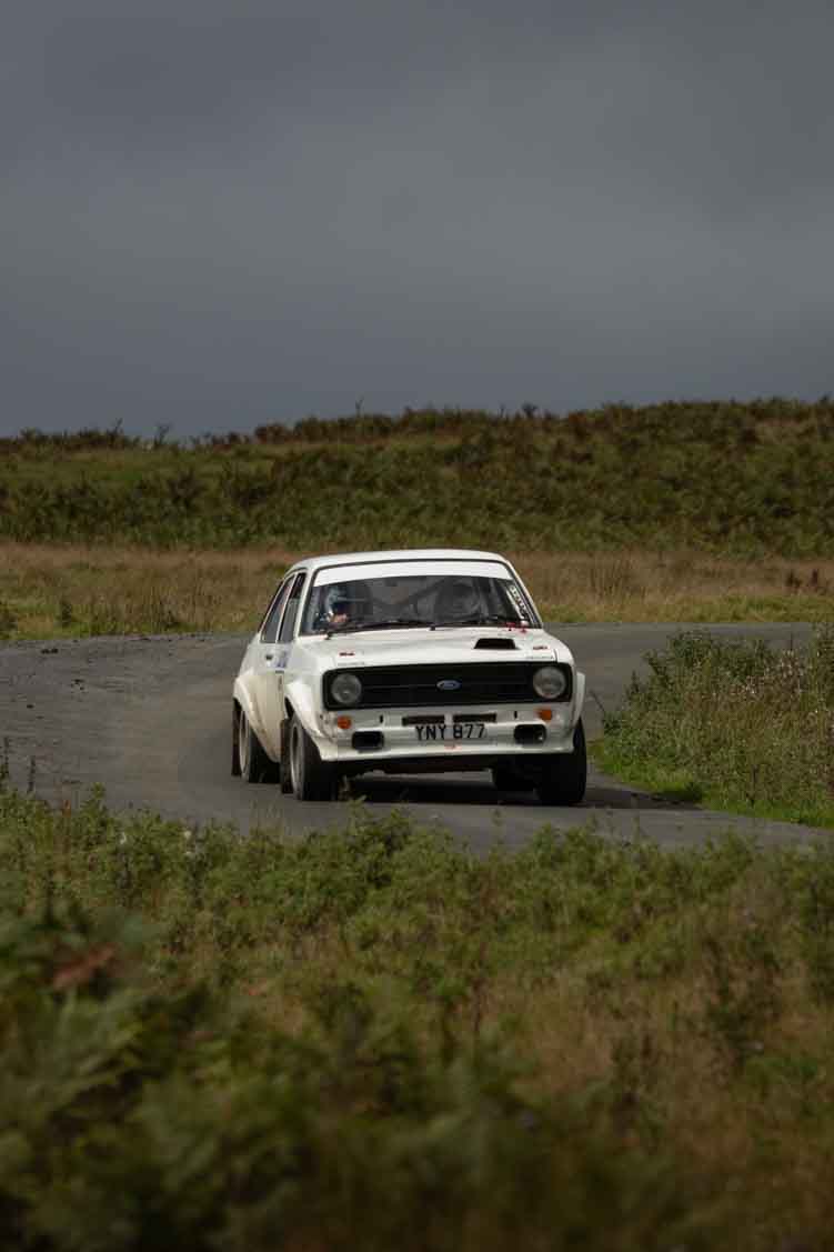 Old Forge Garage Mewla Rally 2023 Rally Event Mewla 10 special stage rally event at the Mynydd Epynt MOD military range in Wales