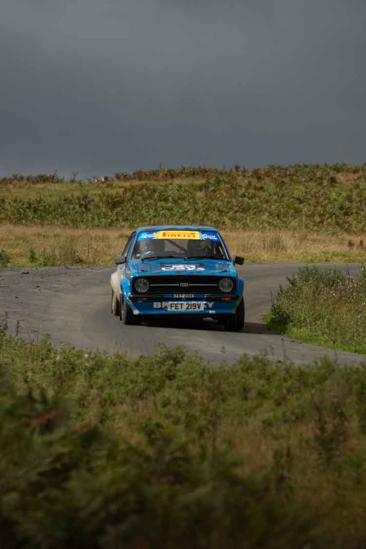 Old Forge Garage Mewla Rally 2023 Rally Event Mewla 10 special stage rally event at the Mynydd Epynt MOD military range in Wales
