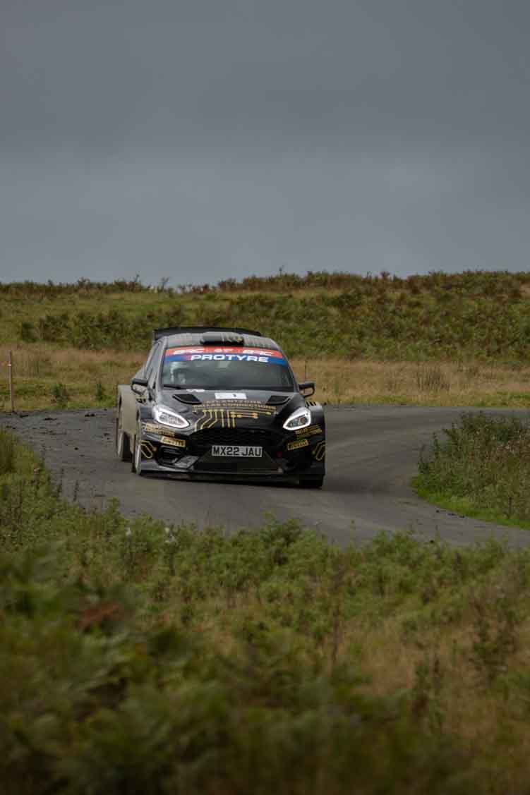 Old Forge Garage Mewla Rally 2023 Rally Event Mewla 10 special stage rally event at the Mynydd Epynt MOD military range in Wales