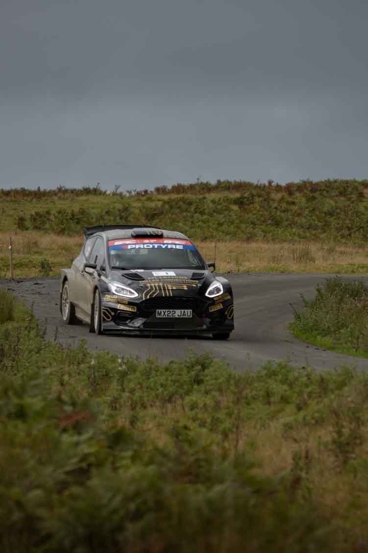 Old Forge Garage Mewla Rally 2023 Rally Event Mewla 10 special stage rally event at the Mynydd Epynt MOD military range in Wales