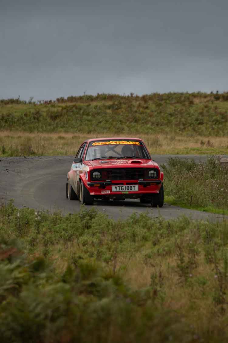 Old Forge Garage Mewla Rally 2023 Rally Event Mewla 10 special stage rally event at the Mynydd Epynt MOD military range in Wales