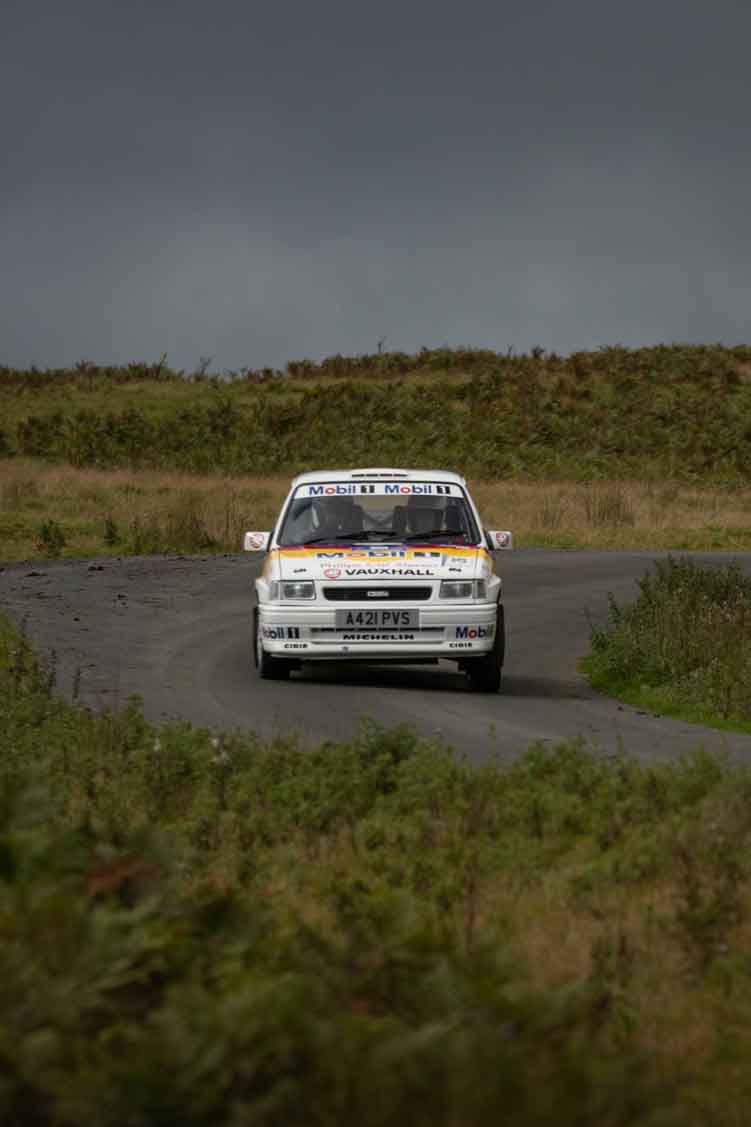 Old Forge Garage Mewla Rally 2023 Rally Event Mewla 10 special stage rally event at the Mynydd Epynt MOD military range in Wales