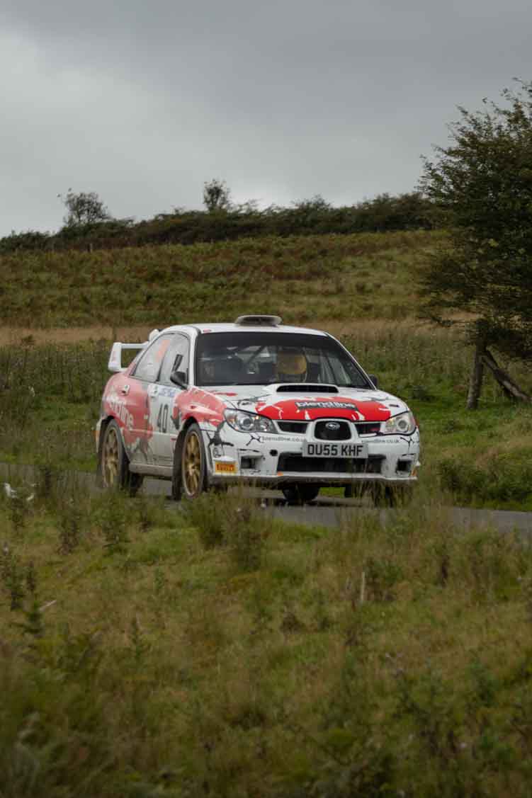 Old Forge Garage Mewla Rally 2023 Rally Event Mewla 10 special stage rally event at the Mynydd Epynt MOD military range in Wales