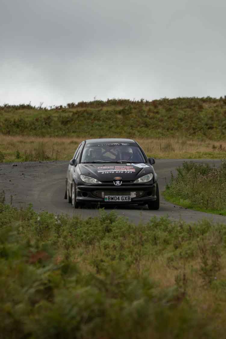 Old Forge Garage Mewla Rally 2023 Rally Event Mewla 10 special stage rally event at the Mynydd Epynt MOD military range in Wales