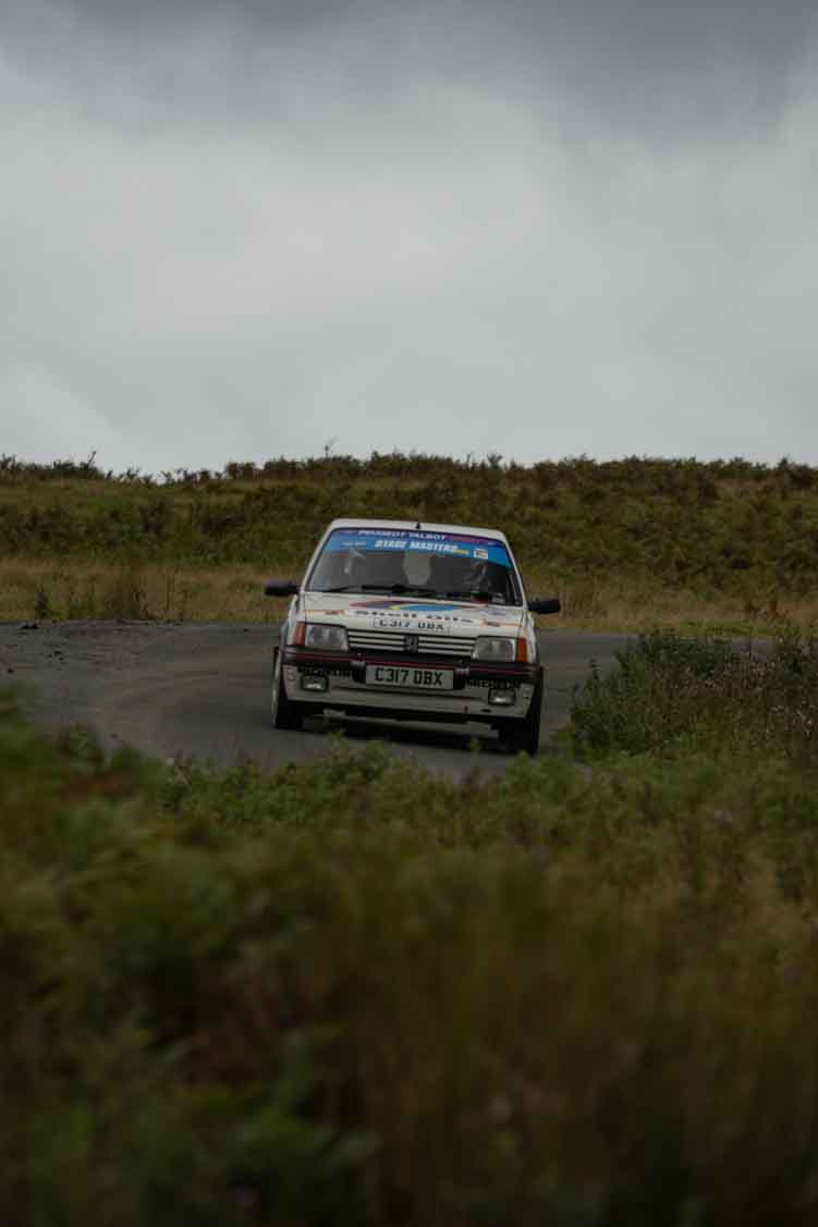 Old Forge Garage Mewla Rally 2023 Rally Event Mewla 10 special stage rally event at the Mynydd Epynt MOD military range in Wales