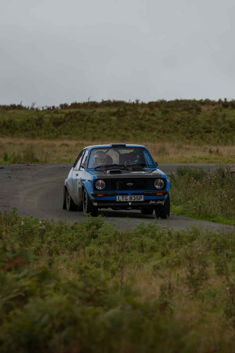 Old Forge Garage Mewla Rally 2023 Rally Event Mewla 10 special stage rally event at the Mynydd Epynt MOD military range in Wales