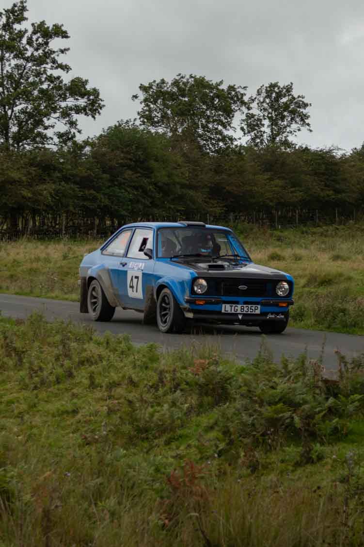 Old Forge Garage Mewla Rally 2023 Rally Event Mewla 10 special stage rally event at the Mynydd Epynt MOD military range in Wales