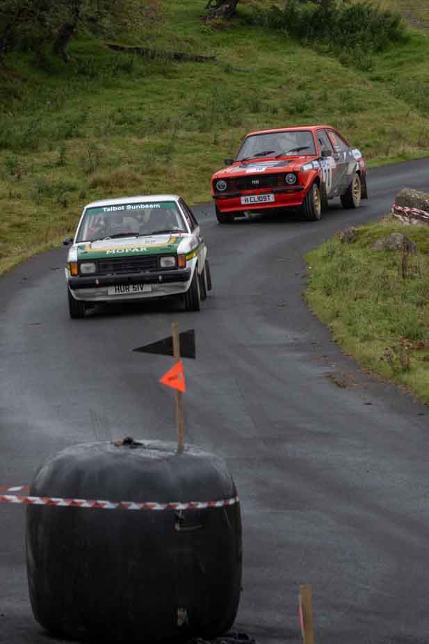 Old Forge Garage Mewla Rally 2023 Rally Event Mewla 10 special stage rally event at the Mynydd Epynt MOD military range in Wales