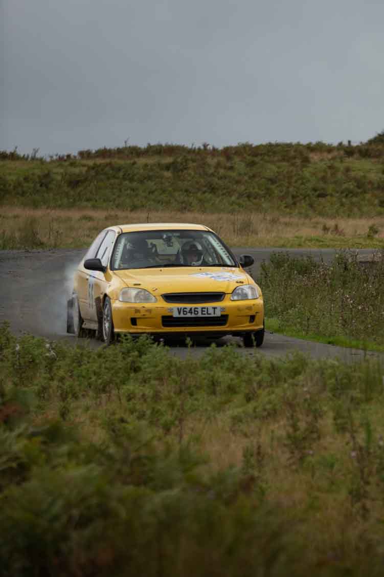 Old Forge Garage Mewla Rally 2023 Rally Event Mewla 10 special stage rally event at the Mynydd Epynt MOD military range in Wales