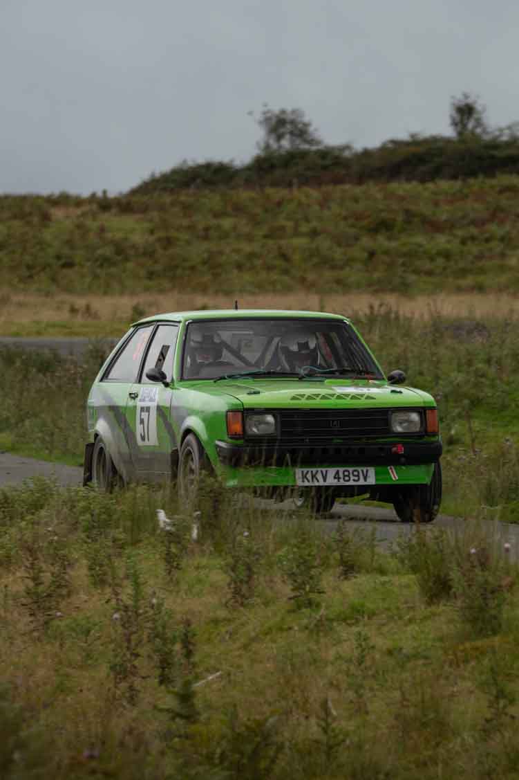Old Forge Garage Mewla Rally 2023 Rally Event Mewla 10 special stage rally event at the Mynydd Epynt MOD military range in Wales