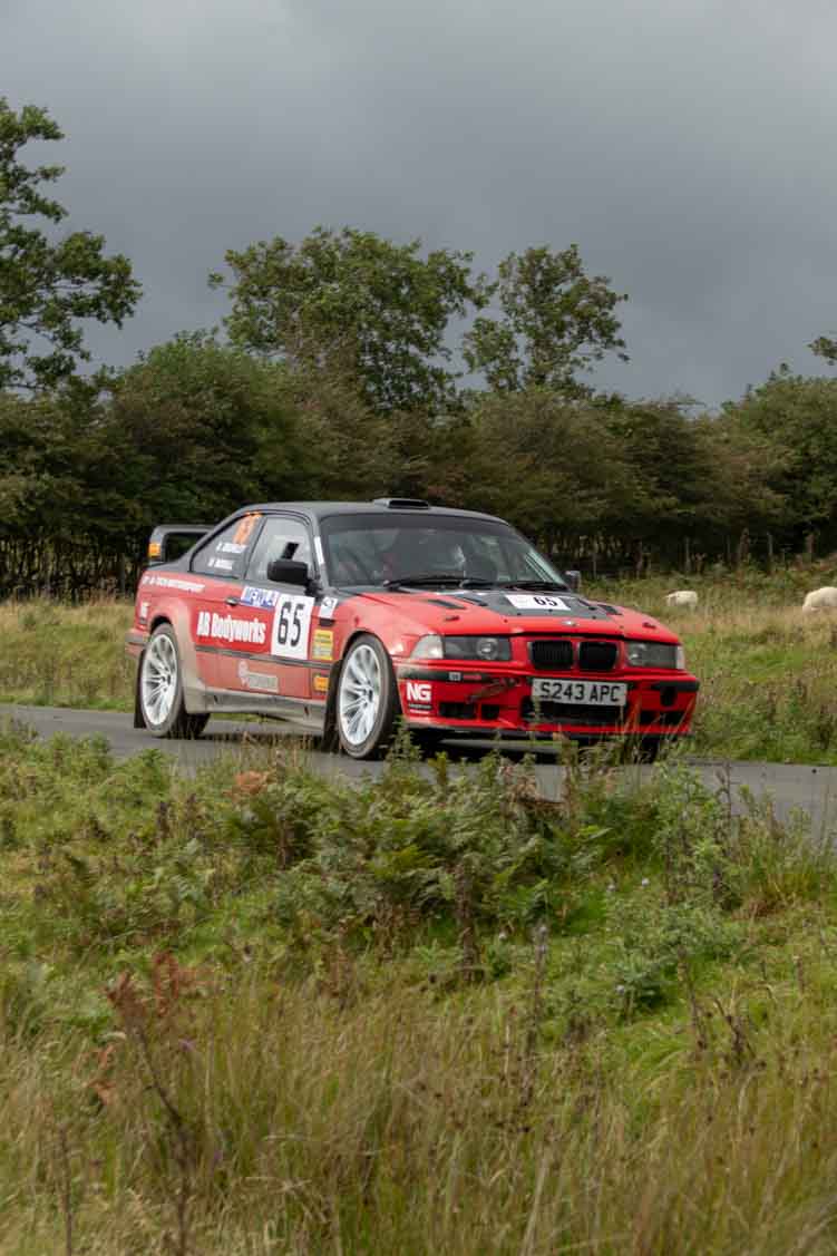 Old Forge Garage Mewla Rally 2023 Rally Event Mewla 10 special stage rally event at the Mynydd Epynt MOD military range in Wales