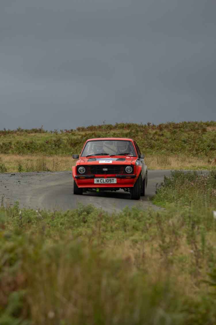 Old Forge Garage Mewla Rally 2023 Rally Event Mewla 10 special stage rally event at the Mynydd Epynt MOD military range in Wales