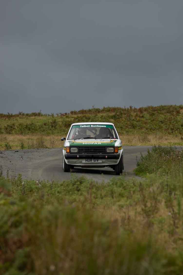 Old Forge Garage Mewla Rally 2023 Rally Event Mewla 10 special stage rally event at the Mynydd Epynt MOD military range in Wales
