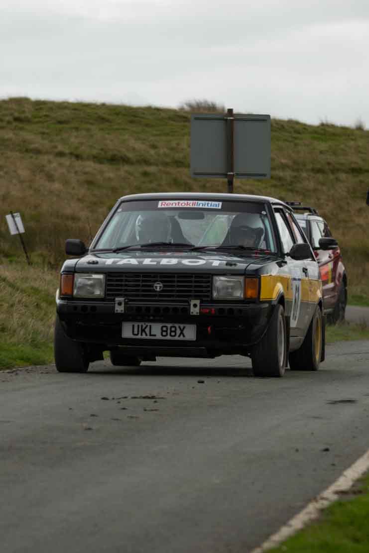 Old Forge Garage Mewla Rally 2023 Rally Event Mewla 10 special stage rally event at the Mynydd Epynt MOD military range in Wales