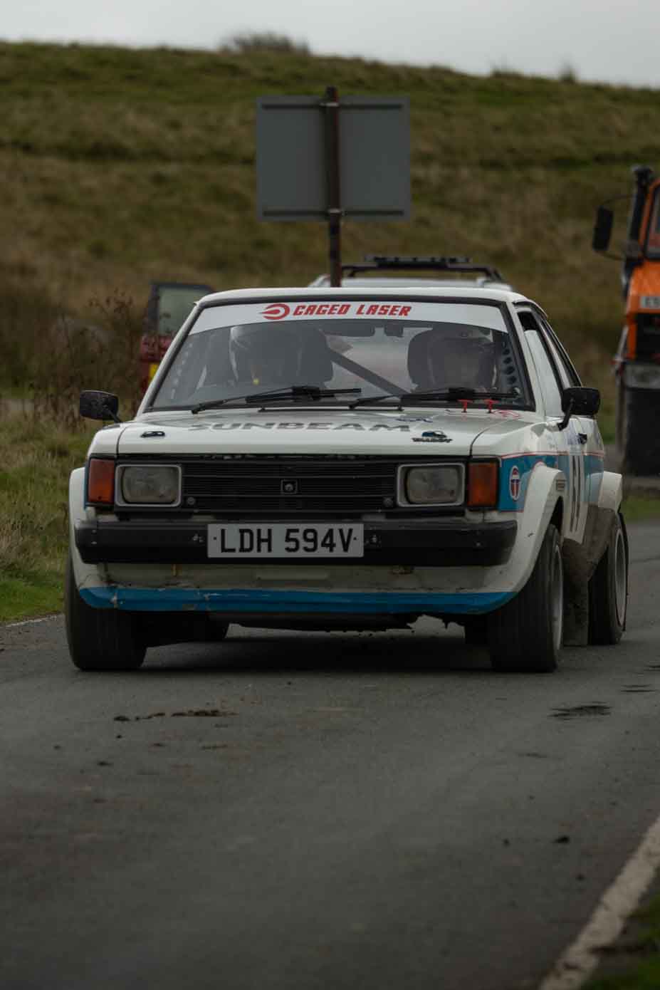 Old Forge Garage Mewla Rally 2023 Rally Event Mewla 10 special stage rally event at the Mynydd Epynt MOD military range in Wales