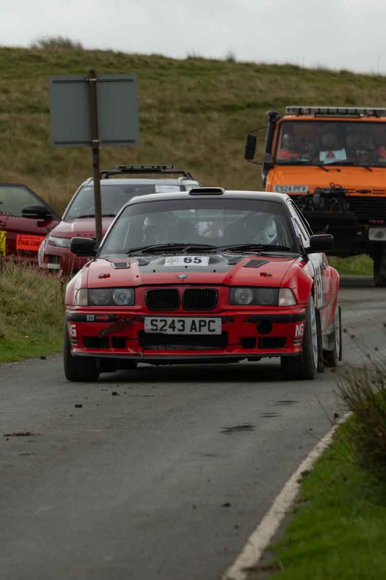 Old Forge Garage Mewla Rally 2023 Rally Event Mewla 10 special stage rally event at the Mynydd Epynt MOD military range in Wales
