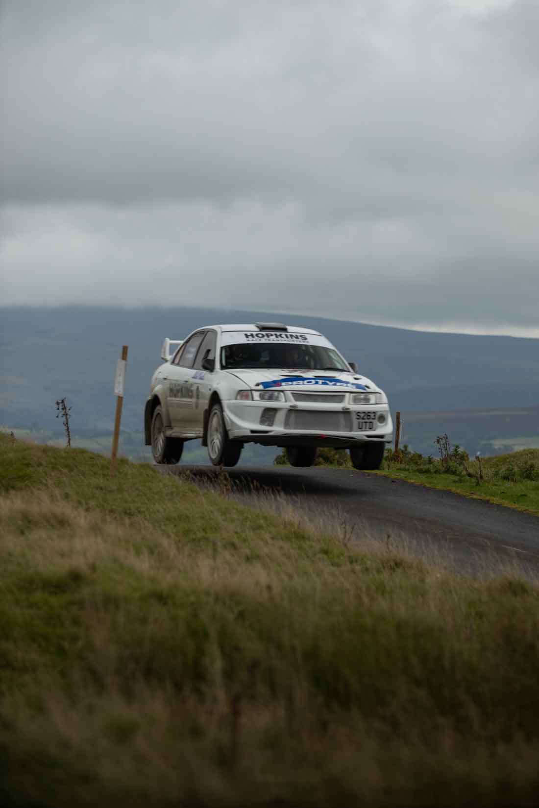 Old Forge Garage Mewla Rally 2023 Rally Event Mewla 10 special stage rally event at the Mynydd Epynt MOD military range in Wales