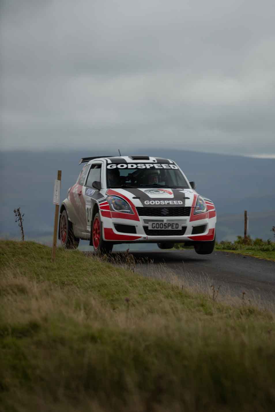 Old Forge Garage Mewla Rally 2023 Rally Event Mewla 10 special stage rally event at the Mynydd Epynt MOD military range in Wales