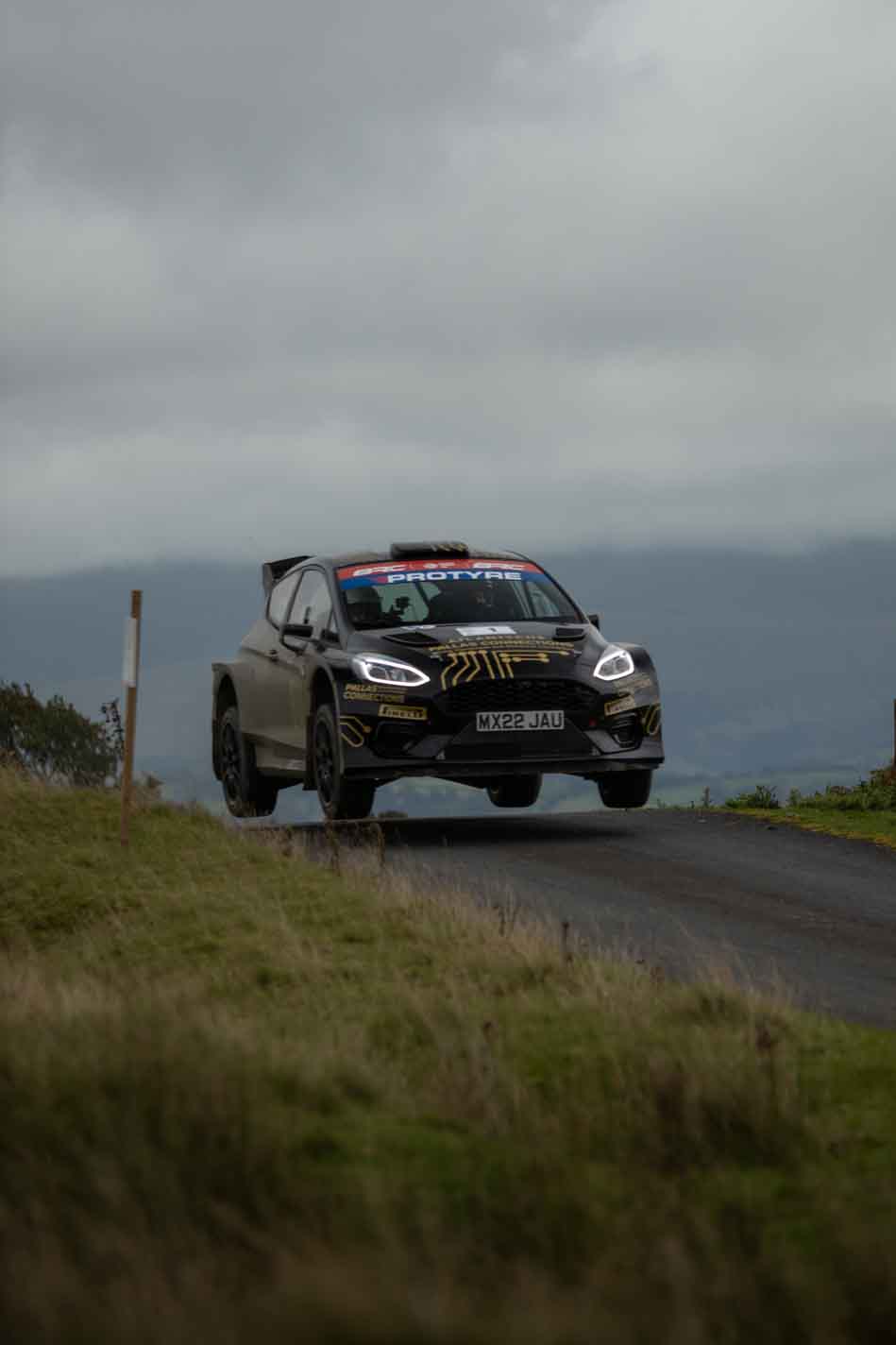 Old Forge Garage Mewla Rally 2023 Rally Event Mewla 10 special stage rally event at the Mynydd Epynt MOD military range in Wales