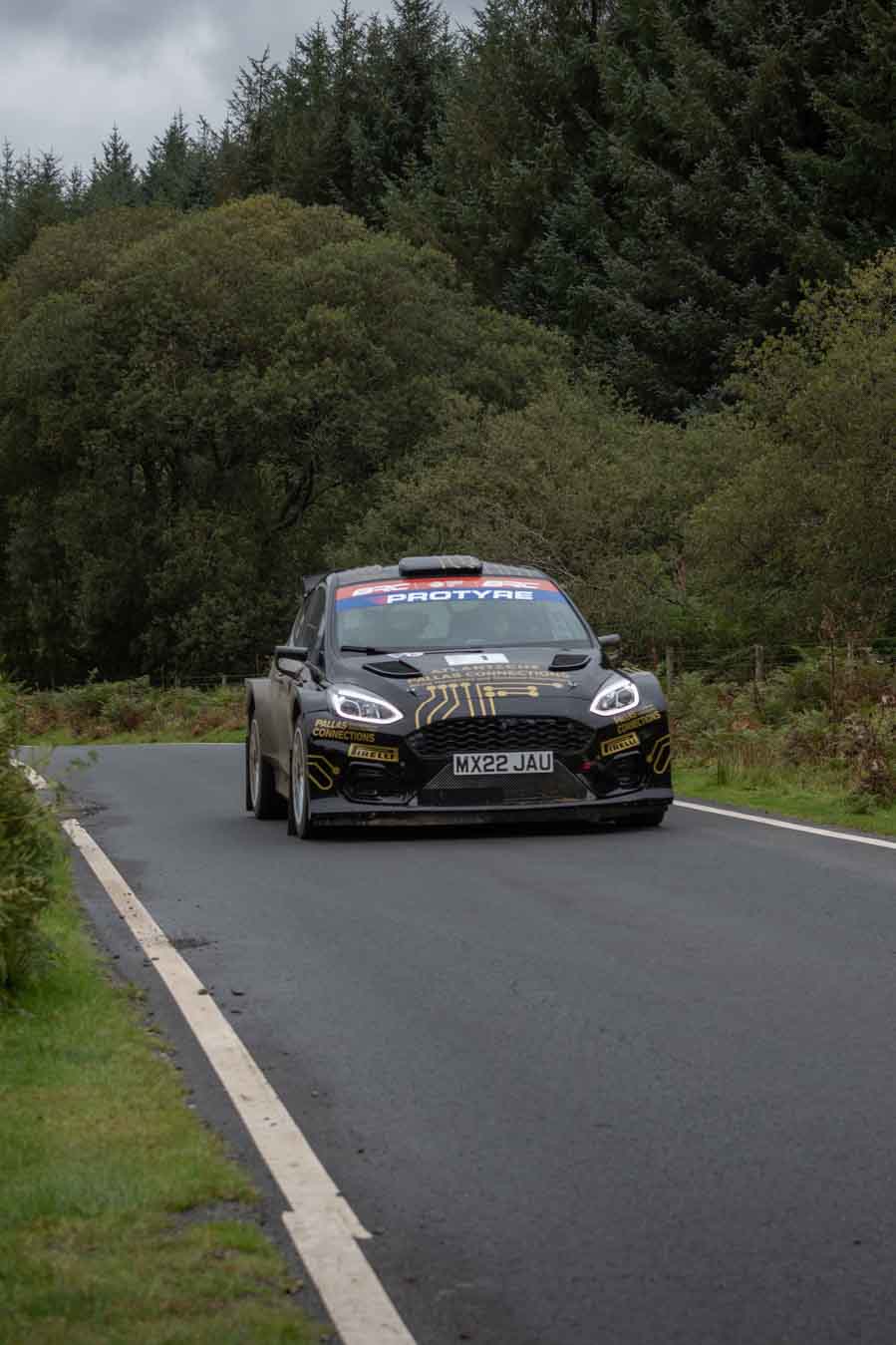 Old Forge Garage Mewla Rally 2023 Rally Event Mewla 10 special stage rally event at the Mynydd Epynt MOD military range in Wales
