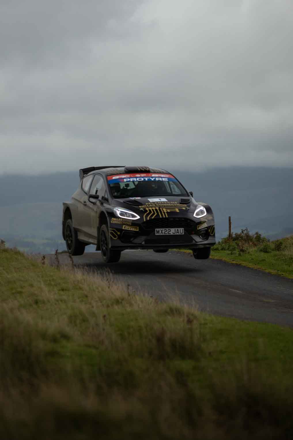 Old Forge Garage Mewla Rally 2023 Rally Event Mewla 10 special stage rally event at the Mynydd Epynt MOD military range in Wales