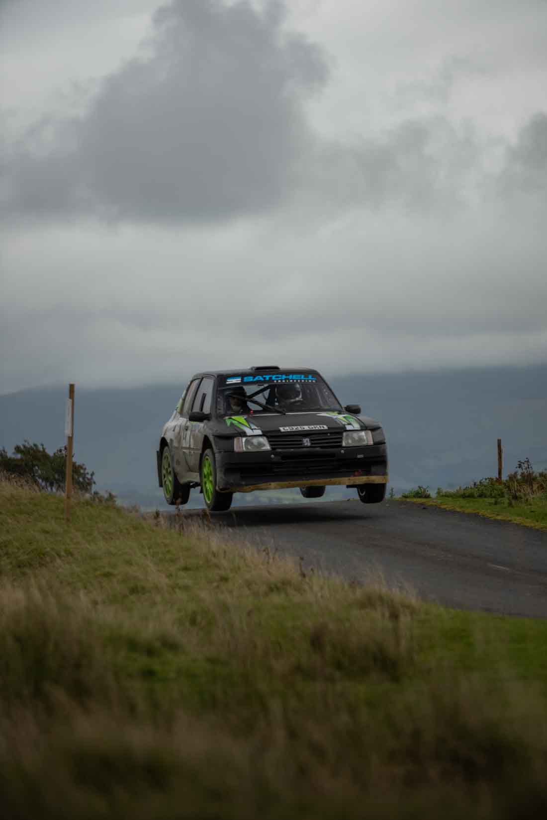 Old Forge Garage Mewla Rally 2023 Rally Event Mewla 10 special stage rally event at the Mynydd Epynt MOD military range in Wales