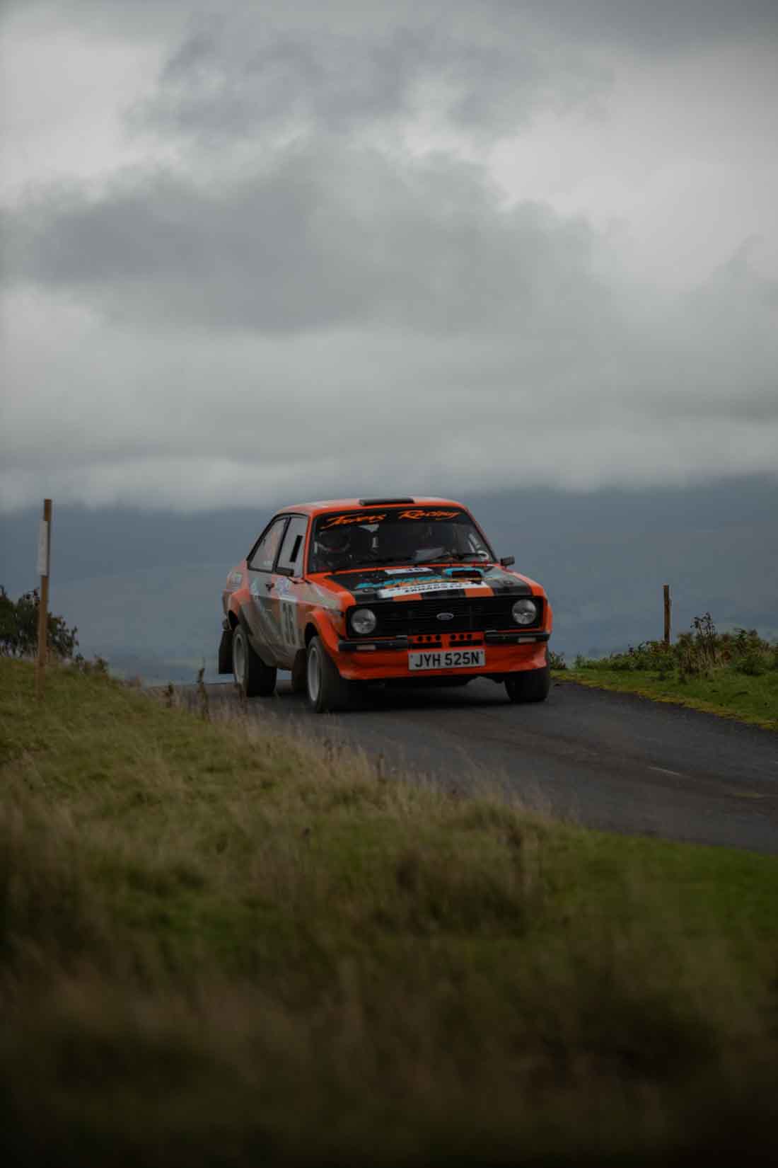 Old Forge Garage Mewla Rally 2023 Rally Event Mewla 10 special stage rally event at the Mynydd Epynt MOD military range in Wales