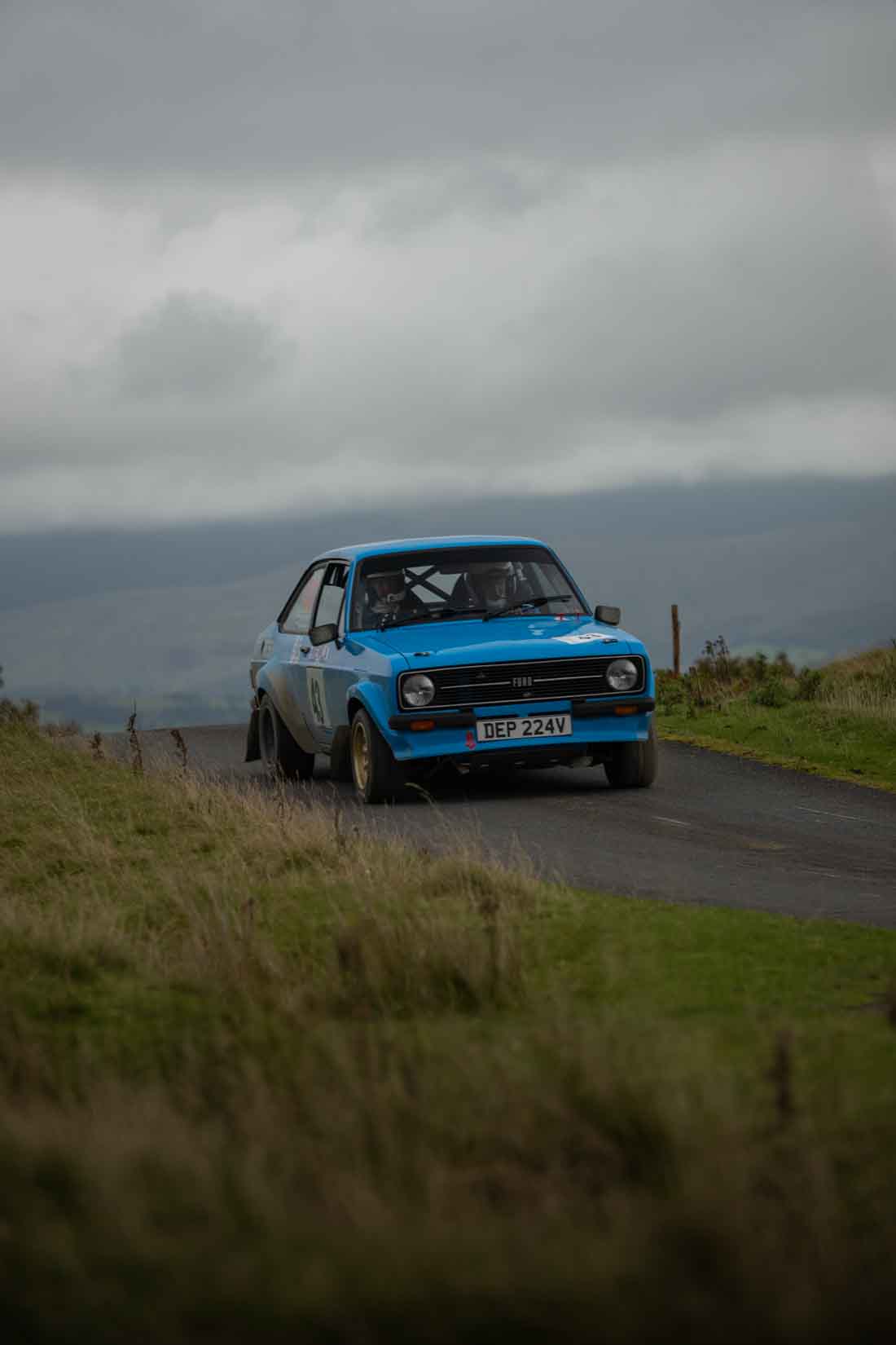 Old Forge Garage Mewla Rally 2023 Rally Event Mewla 10 special stage rally event at the Mynydd Epynt MOD military range in Wales