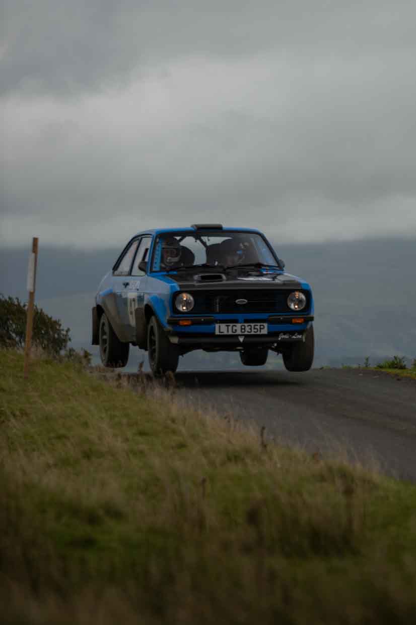 Old Forge Garage Mewla Rally 2023 Rally Event Mewla 10 special stage rally event at the Mynydd Epynt MOD military range in Wales