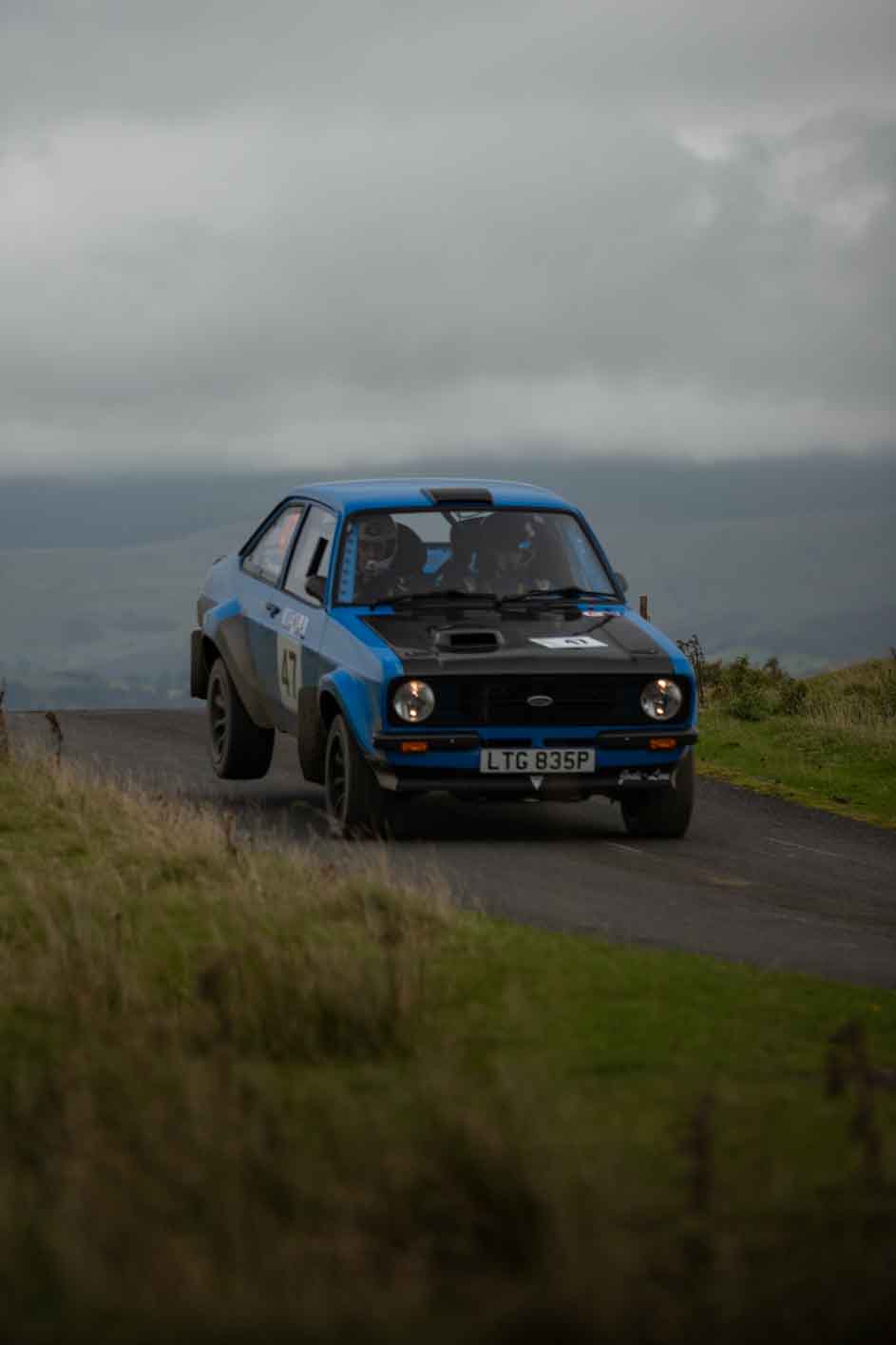 Old Forge Garage Mewla Rally 2023 Rally Event Mewla 10 special stage rally event at the Mynydd Epynt MOD military range in Wales