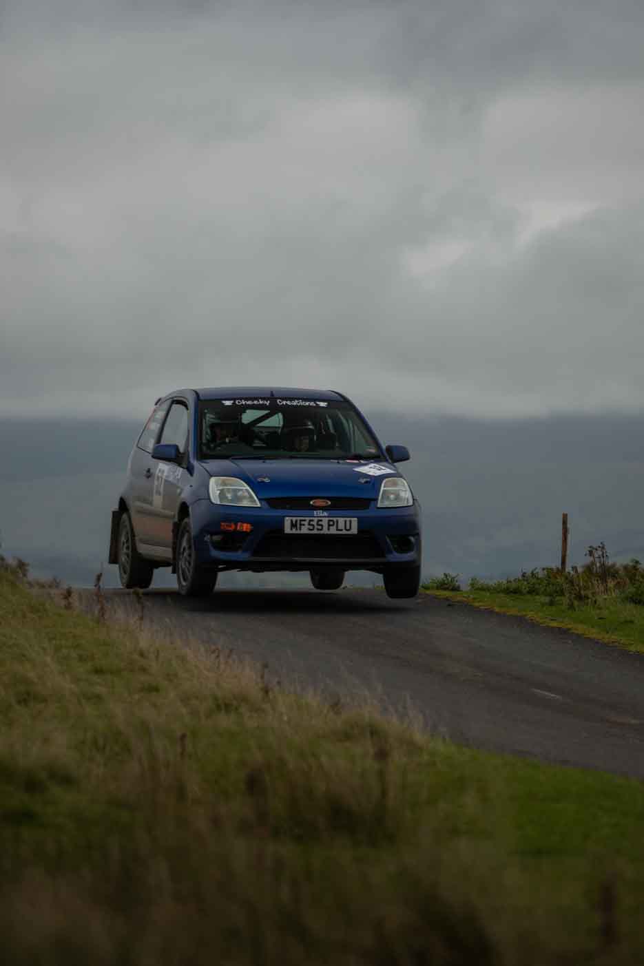 Old Forge Garage Mewla Rally 2023 Rally Event Mewla 10 special stage rally event at the Mynydd Epynt MOD military range in Wales
