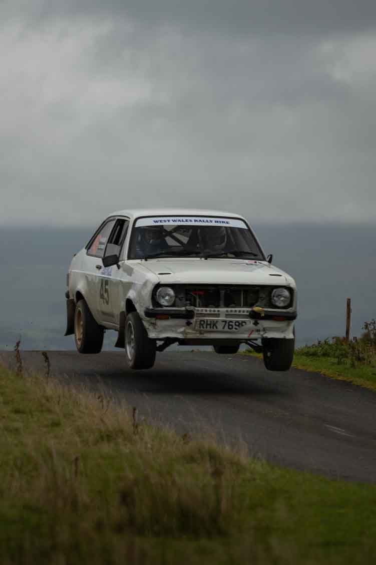 Old Forge Garage Mewla Rally 2023 Rally Event Mewla 10 special stage rally event at the Mynydd Epynt MOD military range in Wales