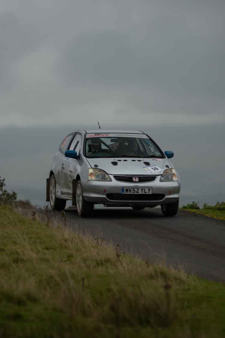 Old Forge Garage Mewla Rally 2023 Rally Event Mewla 10 special stage rally event at the Mynydd Epynt MOD military range in Wales