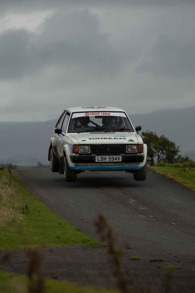 Old Forge Garage Mewla Rally 2023 Rally Event Mewla 10 special stage rally event at the Mynydd Epynt MOD military range in Wales