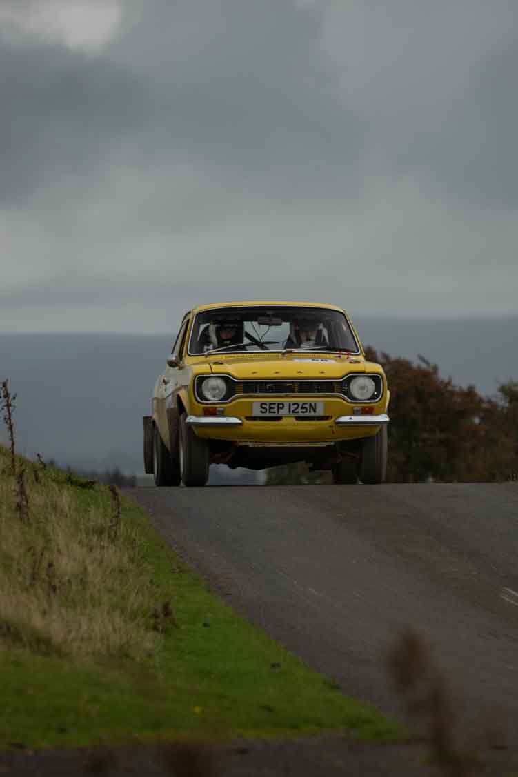 Old Forge Garage Mewla Rally 2023 Rally Event Mewla 10 special stage rally event at the Mynydd Epynt MOD military range in Wales