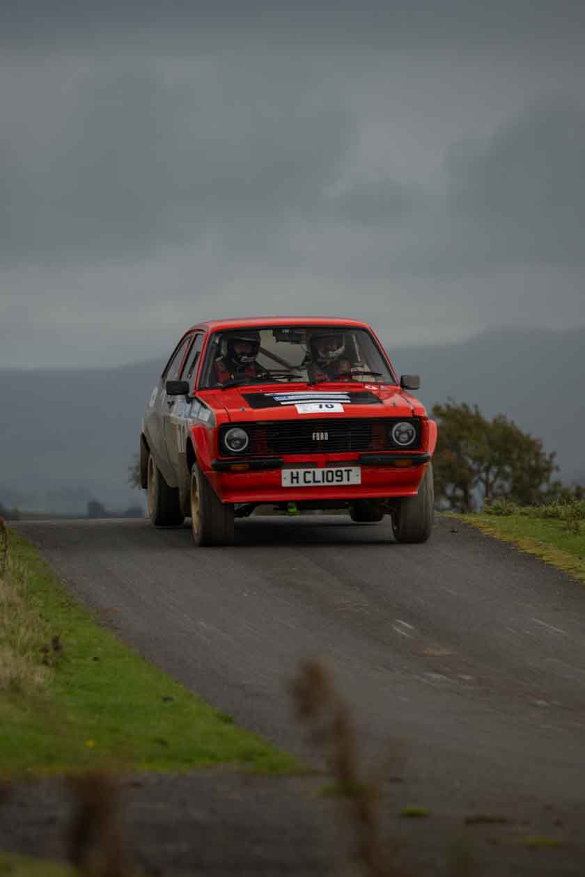 Old Forge Garage Mewla Rally 2023 Rally Event Mewla 10 special stage rally event at the Mynydd Epynt MOD military range in Wales