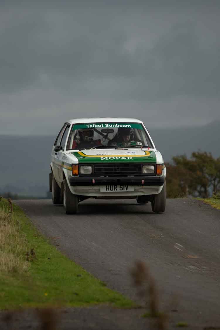Old Forge Garage Mewla Rally 2023 Rally Event Mewla 10 special stage rally event at the Mynydd Epynt MOD military range in Wales