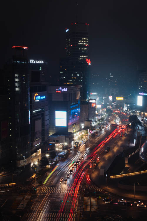 South Korea 2023 Seoul & Busan Trip locations starting in Seoul. Dongdaemun, Myeongdong night market, Starfield COEX mall, Byeolmadang library, the Olympic park, Namsan Seoul tower (N-Tower), Tteokkbokki village, Sungnyemun Gate, Gyeongbokgung Palace, Bukchon Hanok Village, Seoul Forest, Hywayang Jeil Traditional Market, Jongmyo Shrine, Jeongneung Royal Tomb, IFX Mall, some small park by the Han River (Yeouido), Bukseoul Dream Forest, Insadong Market, DDP Dongdaemun History and Art centre, Rainbow Bridge and the National Museum. Then in Busan. Haedong Yonggungsa Buddist Temple, Haeundae Beach trains, Sky Capsules, Camcheon Culture Village, Songdo Park cable cars.