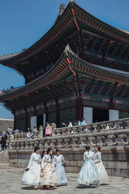 South Korea 2023 Seoul & Busan Trip locations starting in Seoul. Dongdaemun, Myeongdong night market, Starfield COEX mall, Byeolmadang library, the Olympic park, Namsan Seoul tower (N-Tower), Tteokkbokki village, Sungnyemun Gate, Gyeongbokgung Palace, Bukchon Hanok Village, Seoul Forest, Hywayang Jeil Traditional Market, Jongmyo Shrine, Jeongneung Royal Tomb, IFX Mall, some small park by the Han River (Yeouido), Bukseoul Dream Forest, Insadong Market, DDP Dongdaemun History and Art centre, Rainbow Bridge and the National Museum. Then in Busan. Haedong Yonggungsa Buddist Temple, Haeundae Beach trains, Sky Capsules, Camcheon Culture Village, Songdo Park cable cars.